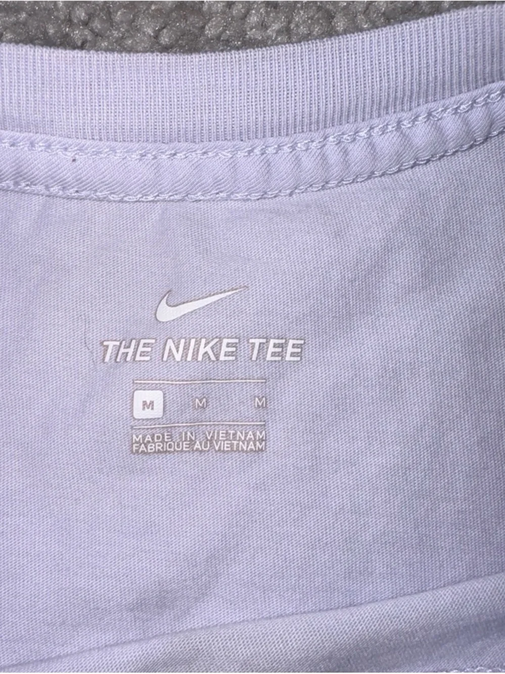 Nike Men’s Lavender Floral Logo Short Sleeve Tee